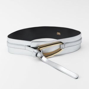 Zara limited edition sash leather belt